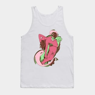 Pink Mint Pisces Beauty Tank Top